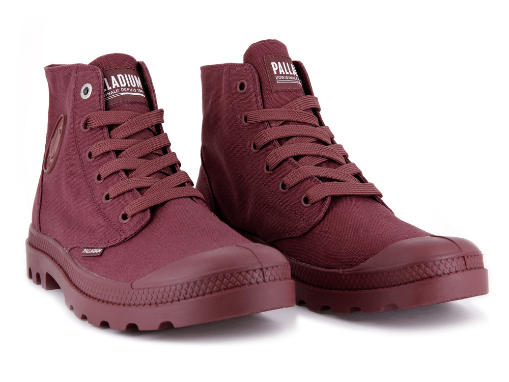 Zapatos Altas Palladium MONO CHROME Hombre Rojas | Costa Rica-39765